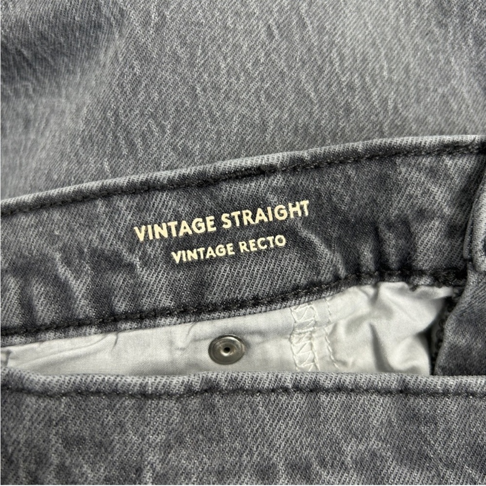 Universal Thread Grey Button Front Vintage Straig… - image 4